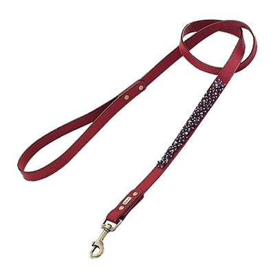 Beaded Amethyst Dog Leash_big